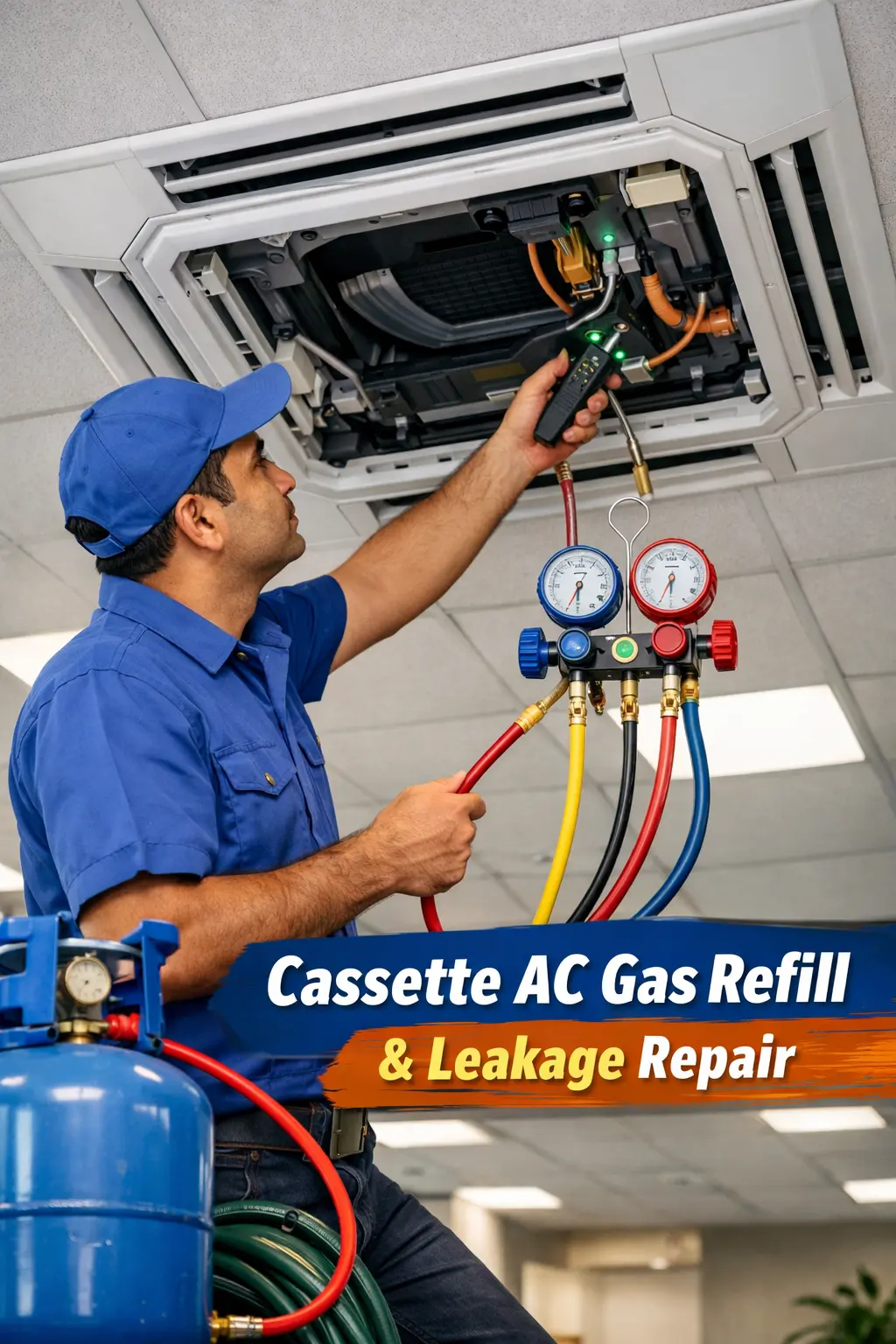 Cassette AC Gas Refill Meerut